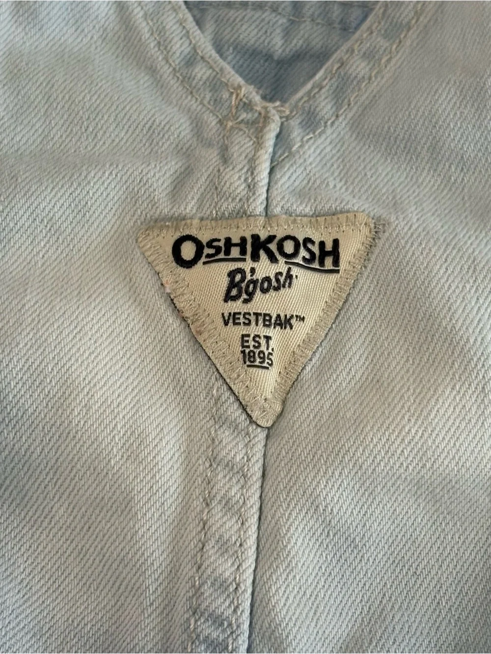 OshKosh B'gosh Baby Denim Girls Shortalls Size 9 month